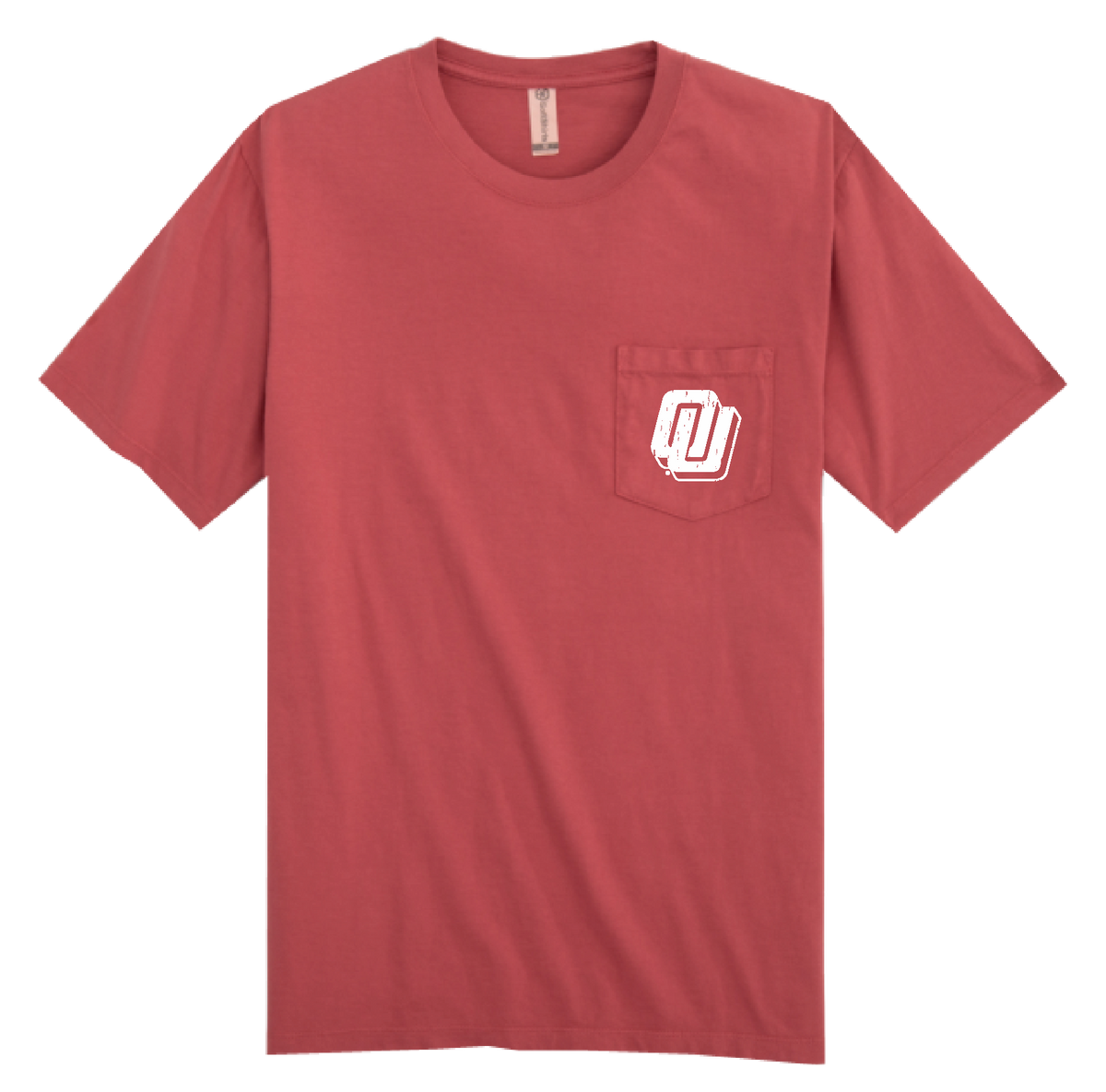 OU Sooners Play Like a Champion Pocket Tee Red West