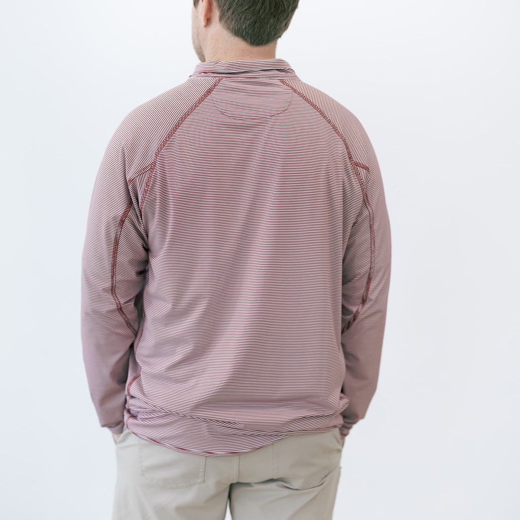 Back of 1966 OU Mini Stripe Pullover
