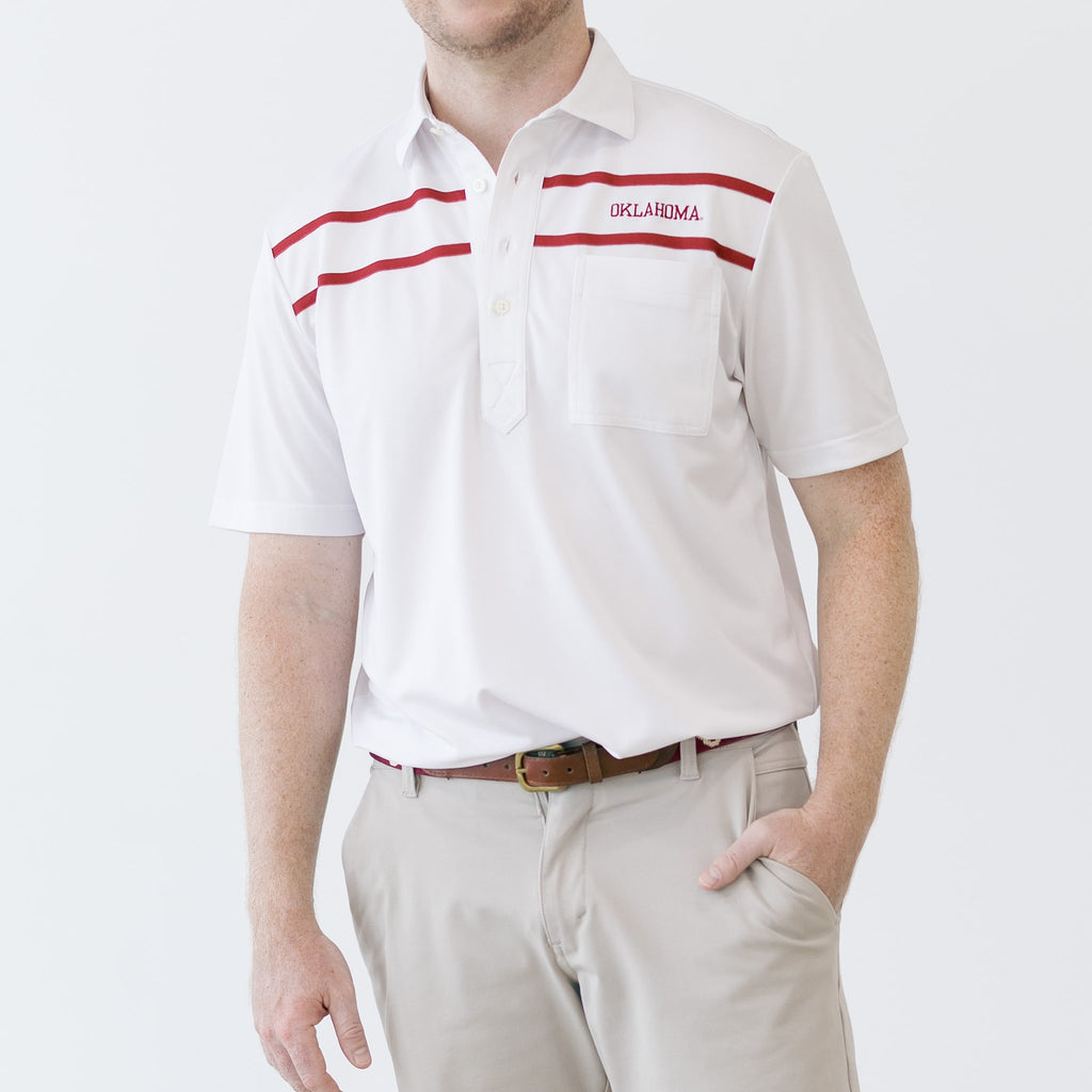 1985 OU coaches gameday polo
