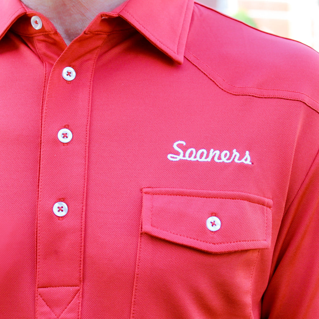 Vintage-OU-Sooners-Classic-Western-Gameday-Polo