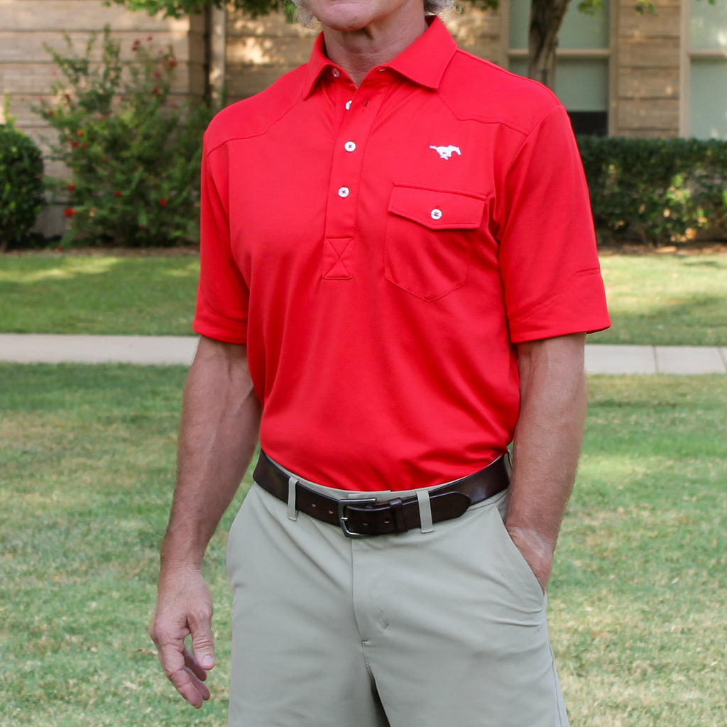 SMU-Mustangs-Classic-Western-Gameday-Polo