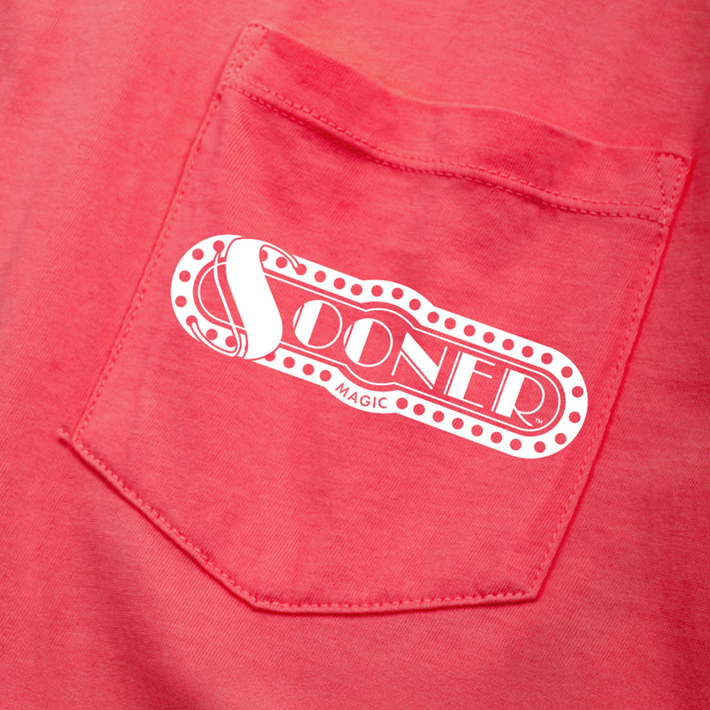 Front of Brick Sooner Magic Pocket Tee