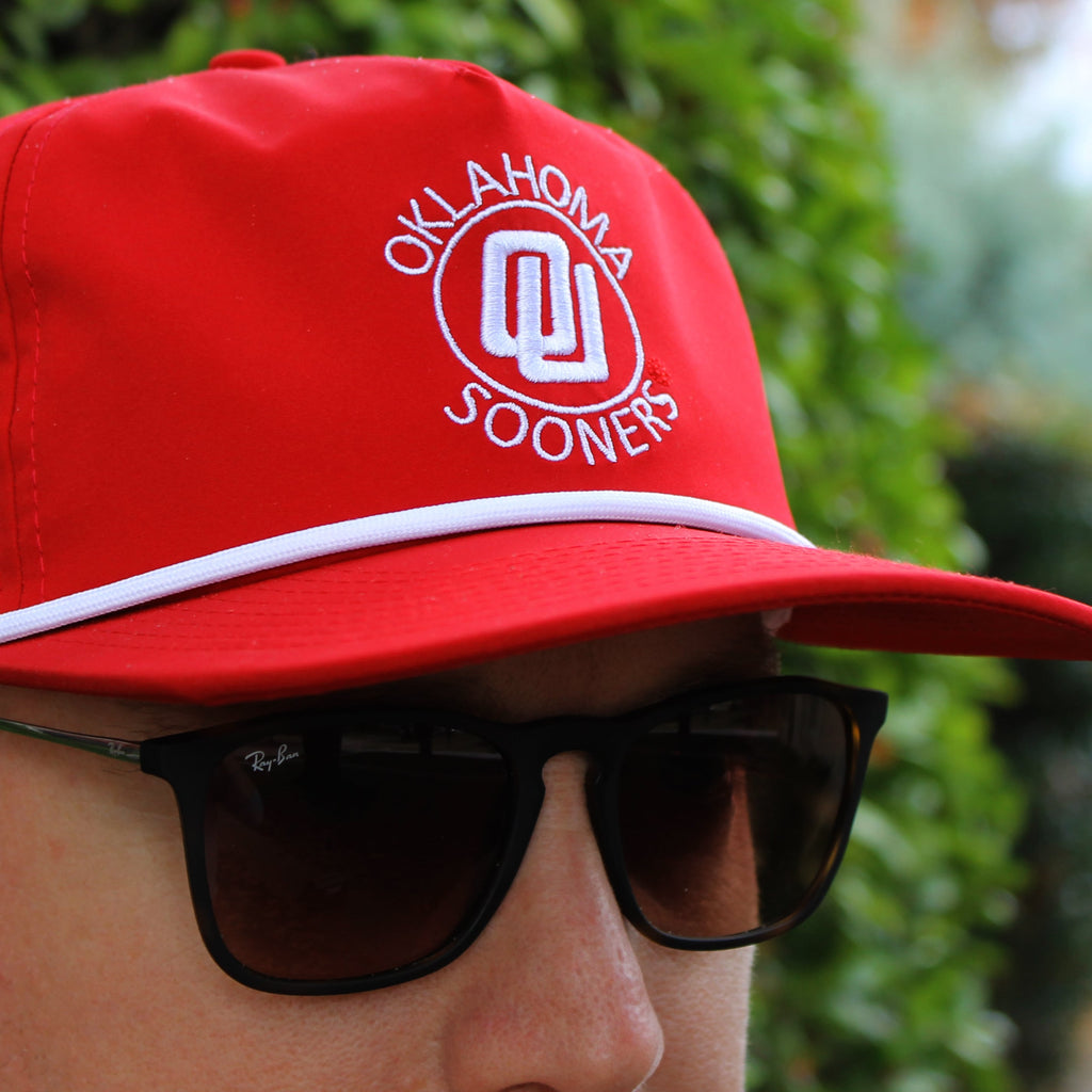 Oklahoma-Sooners-Disco-Logo-Performance-Rope-Hat