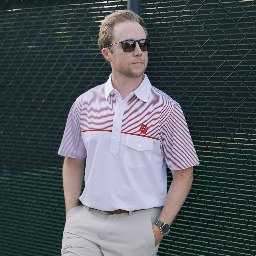 Oklahoma Sooners vintage gameday polo with disco OU logo 