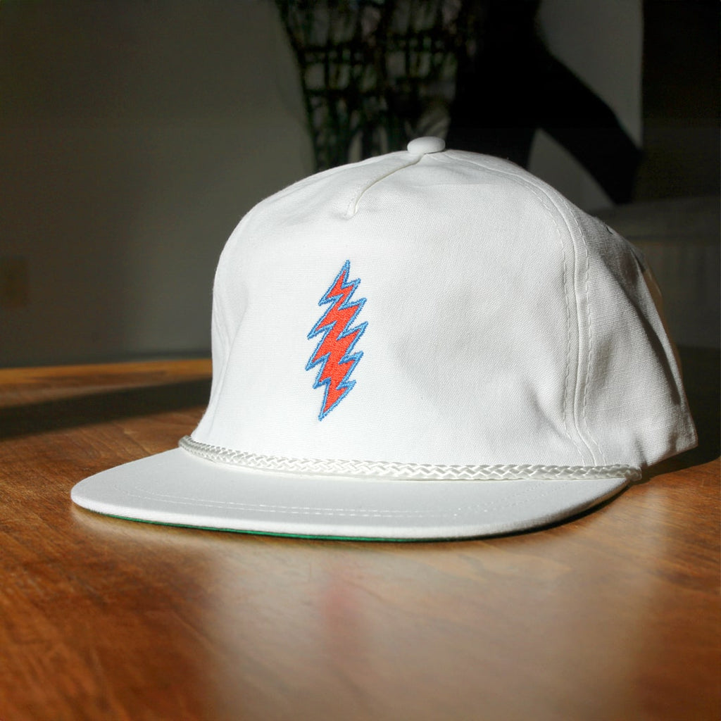 White Oklahoma City Bolt Hat by Red & West