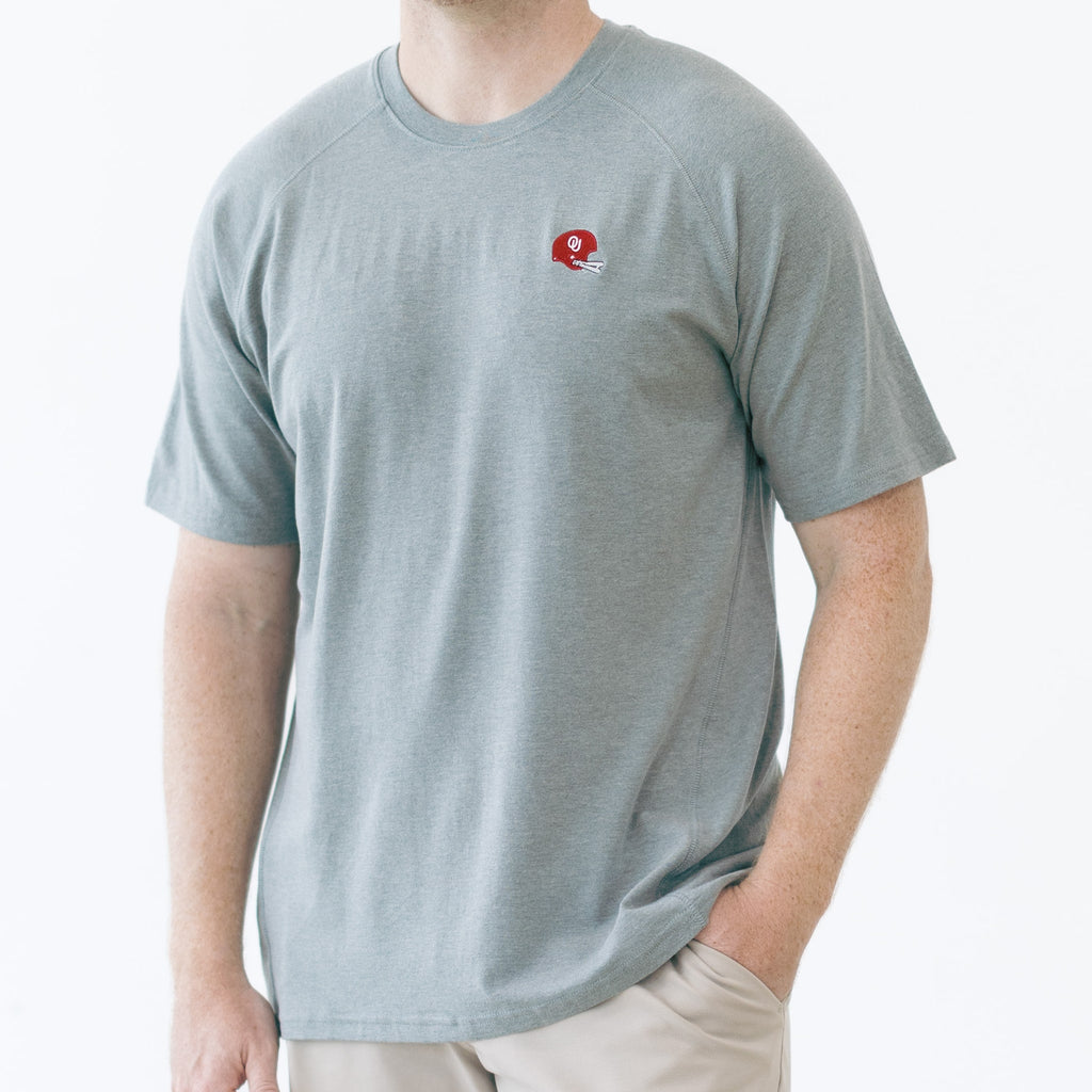 Grey OU athletic t-shirt