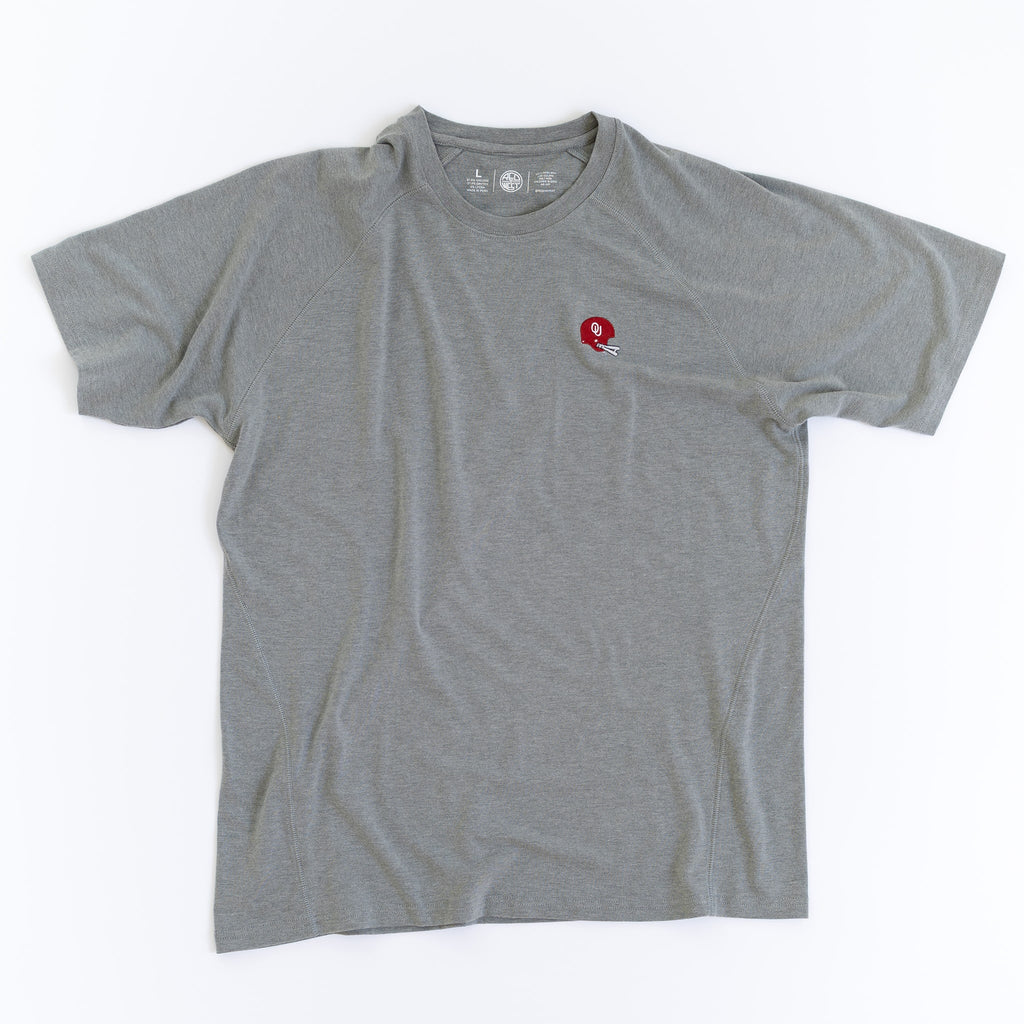 Flat lay of OU athletic t-shirt