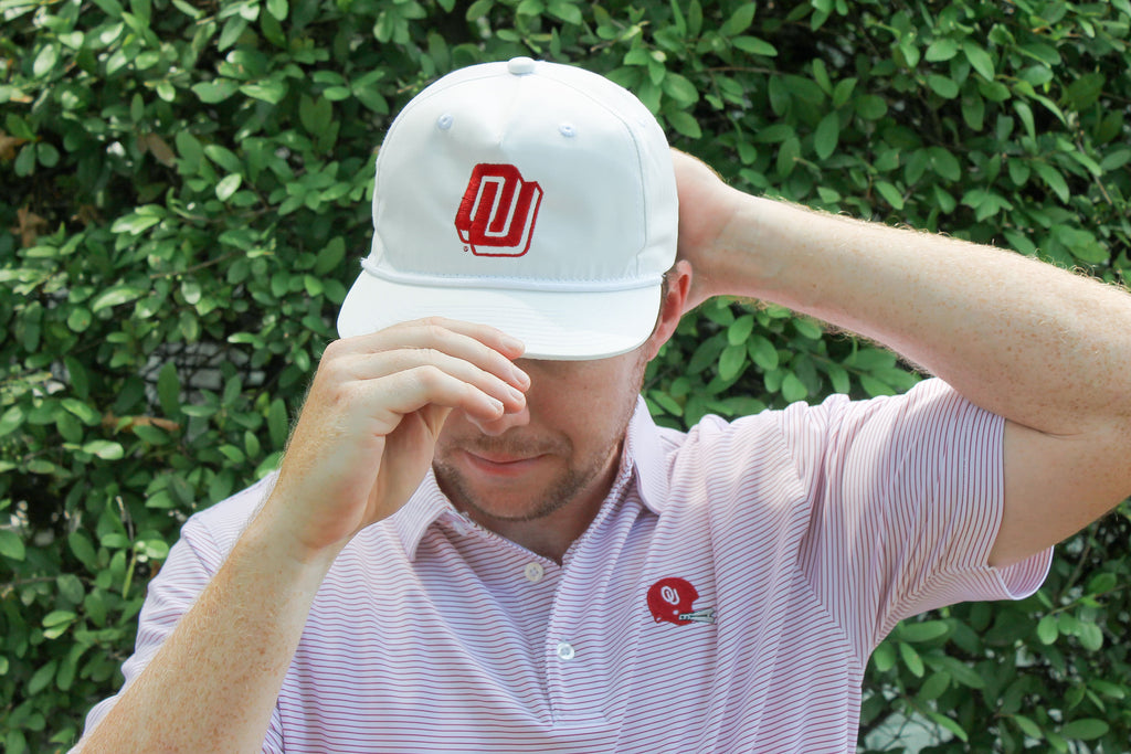White OU Sooners Rope Hat