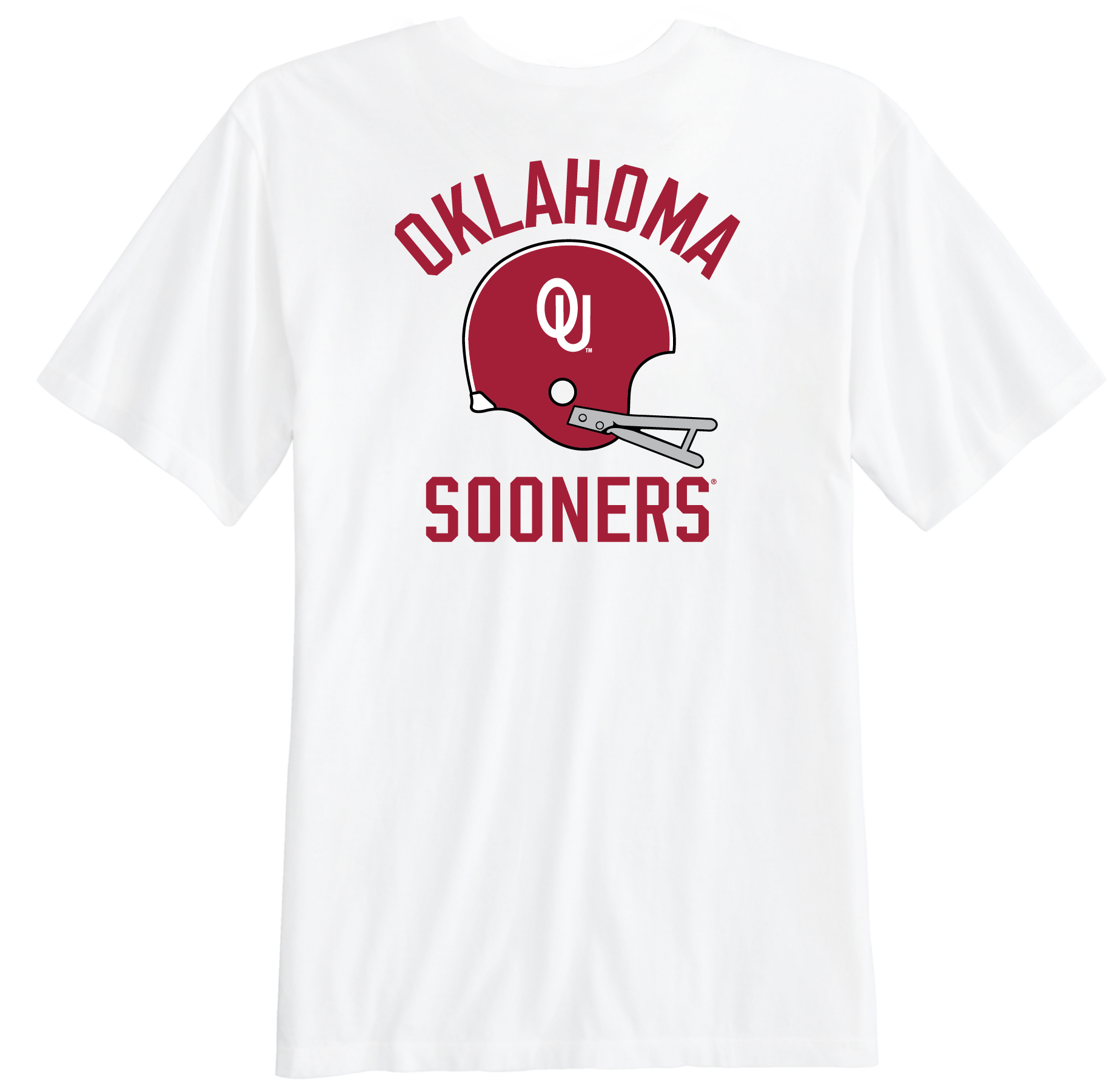 1966 OU Helmet Pocket T Shirt Red West