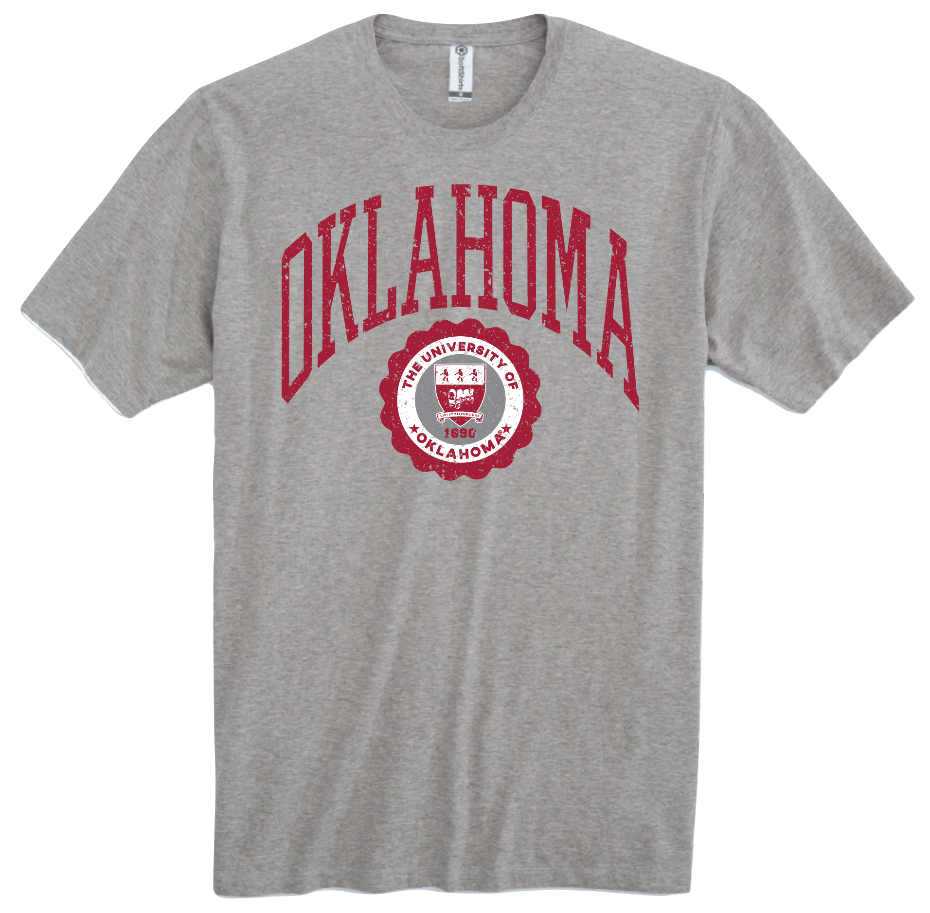 Oklahoma Sooners Wagon Logo Circle Shirt